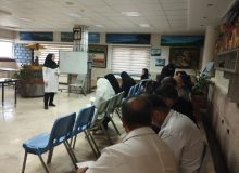 کلاس آموزشی مبانی بهداشت محیط در بیمارستان تخصصی فجر تبریز برگزار گردید