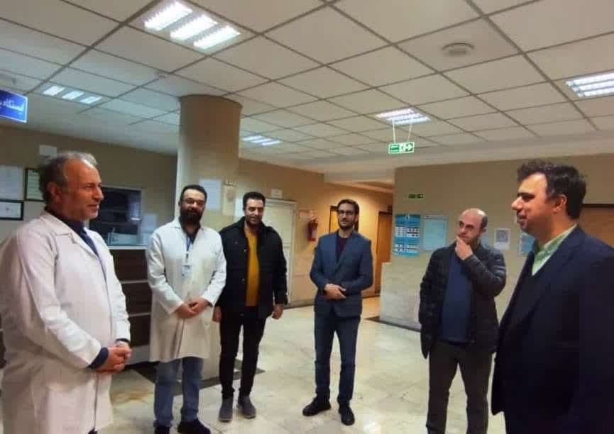 تقدیر ریاست بیمارستان فجر تبریز از جانبازان بستری در روز جانباز
