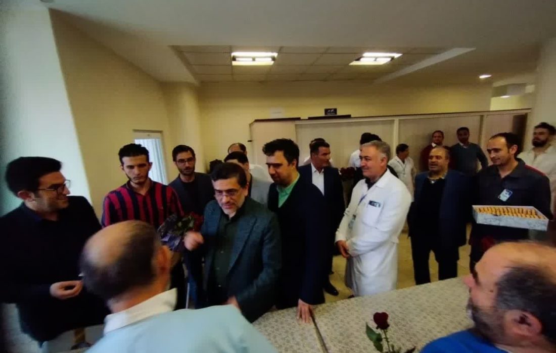 عیادت مدیرعامل و نائب رئیس سازمان سلامت کوثر از جانبازان بستری در بیمارستان فجر تبریز به مناسبت فرا رسیدن روز جانباز