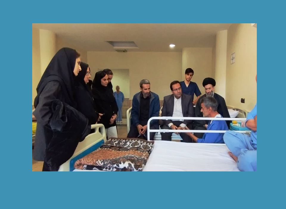 گزارش تصویری دیدار دانشگاه آزاد اسلامی (واحد تبریز) از جانبازان بستری بیمارستان تخصصی فجر تبریز