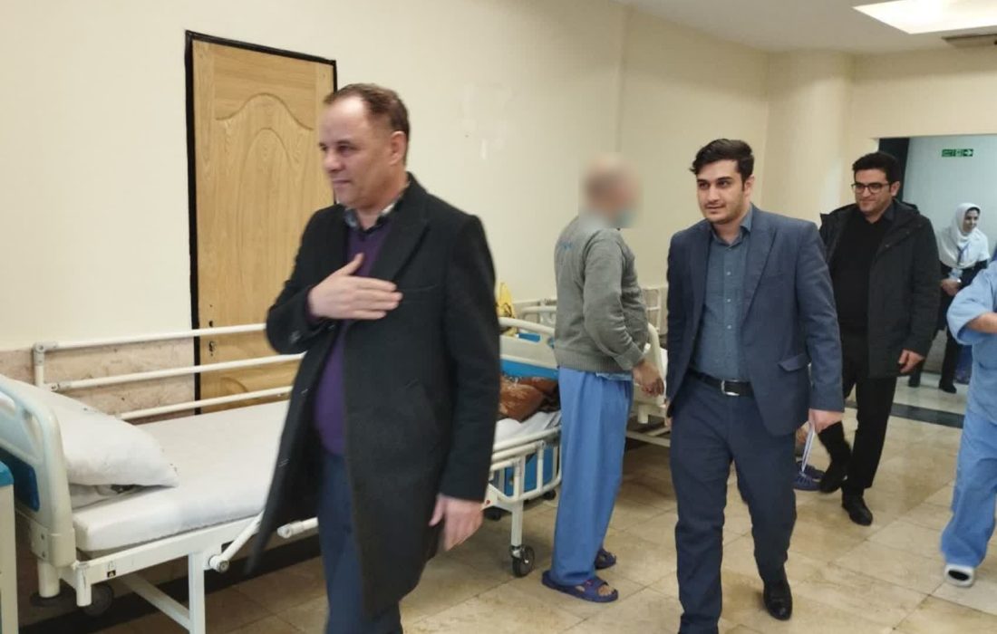 بازدید رئیس دفتر حمایت حقوقی و قضایی ایثارگران و هیئت همراه از بیمارستان تخصصی فجر تبریز