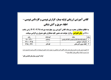 اطلاعیه برگزاری کلاس آموزشی ارزیابی اولیه بیمار، گزارش نویسی و کاردکس نویسی، اطفاء حریق و آتش نشانی در بیمارستان تخصصی فجر تبریز (ویژه ی کارکنان بیمارستان فجر) – ۲۸ خرداد ۱۴۰۴