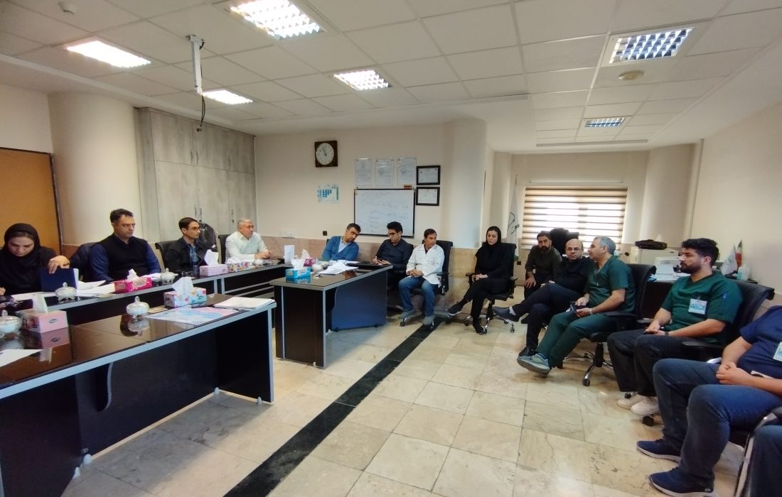 برگزاری جلسه گزارش عملکرد کلیه بخش ها و واحدهای بیمارستان تخصصی فجر تبریز در آستانه ارزیابی اعتبار بخشی- ۱ آذر ۱۴.۴