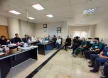 برگزاری جلسه گزارش عملکرد کلیه بخش ها و واحدهای بیمارستان تخصصی فجر تبریز در آستانه ارزیابی اعتبار بخشی- ۱ آذر ۱۴.۴