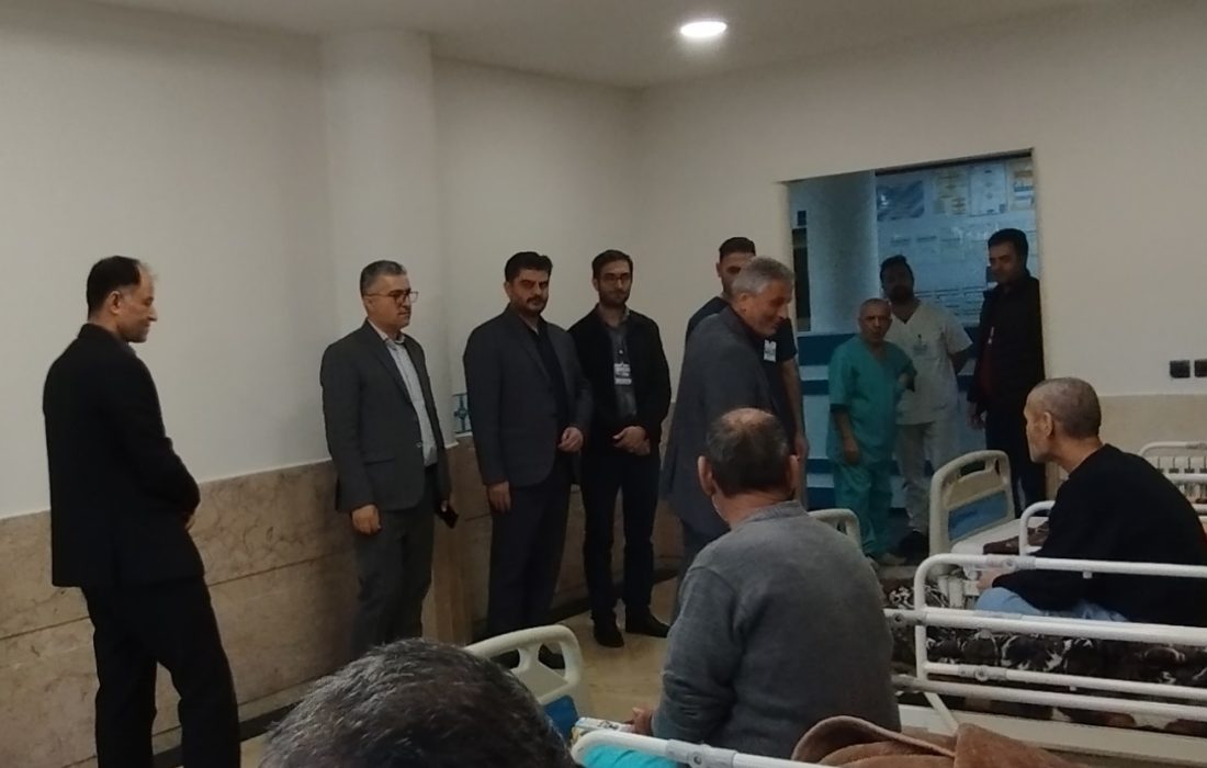 |گزارش تصویری| دیدار علی اکبر سلمانی، مدیرکل بنیاد شهید و امور ایثارگران استان آذربایجان شرقی از جانبازان بستری در بیمارستان فجر تبریز- ۲ اردیبهشت ۱۴۰۵