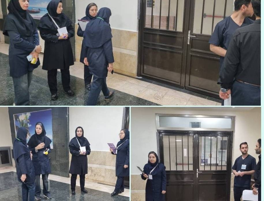 اجرای راند ایمنی در بخش ۱ مردان بیمارستان تخصصی فجر تبریز-۳۱ اردیبهشت ۱۴۰۵